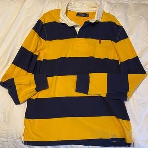 Medium Polo Long Sleeve Collard Shirt